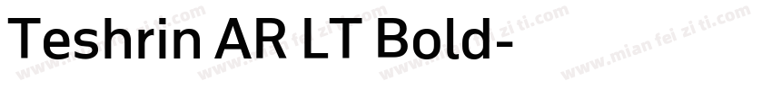 Teshrin AR LT Bold字体转换